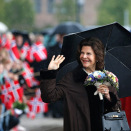 Queen Silvia in Harstad (Photo: Cornelius Poppe, NTB Scanpix)